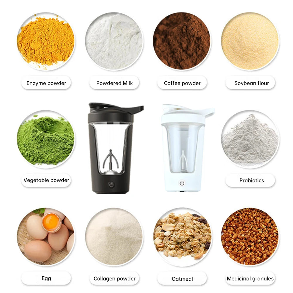 Electric Protein Powder Mixing Cup Automatic Shaker Bottle